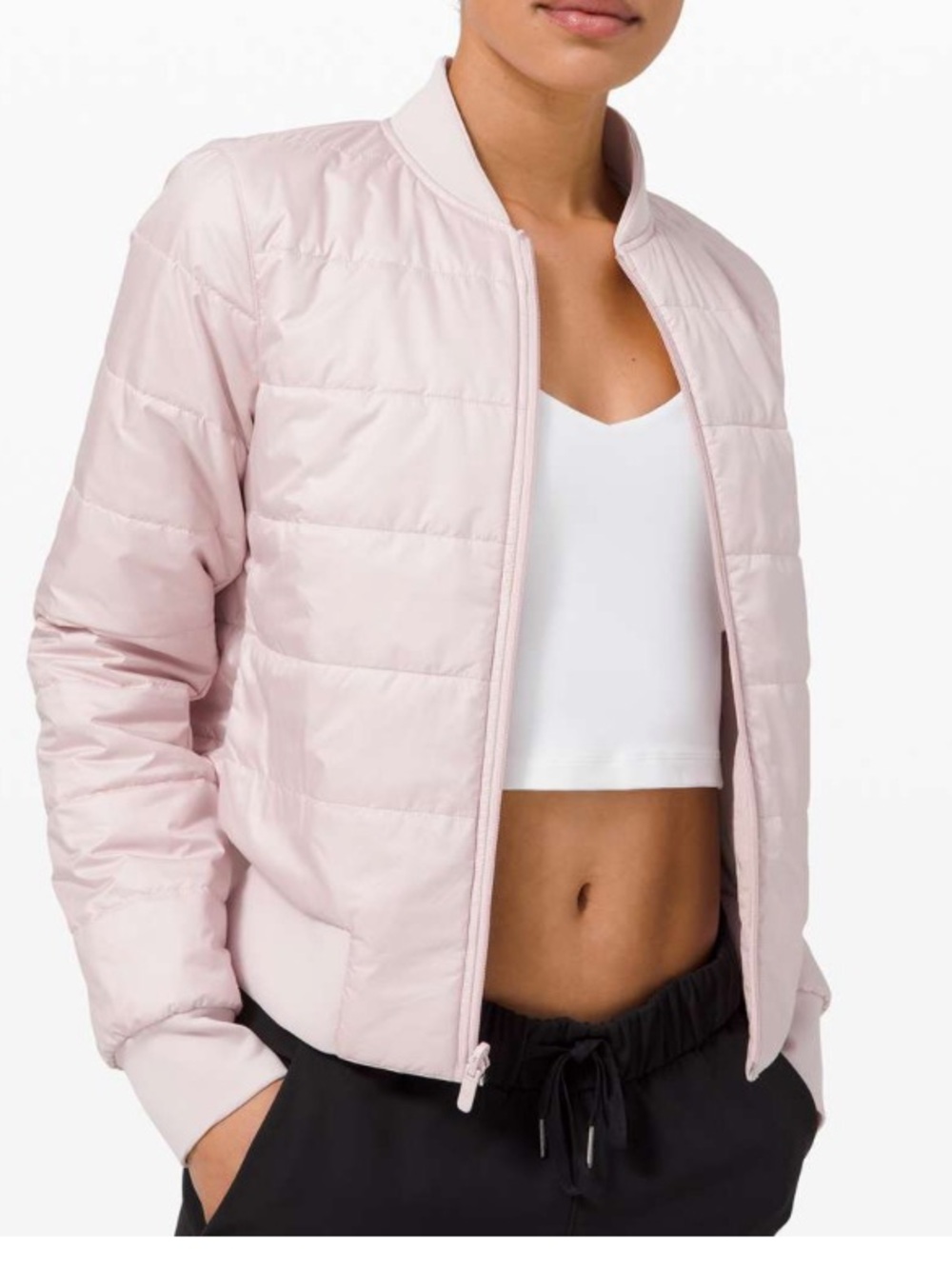 Lululemon Pink Bomber Jacket size 12
